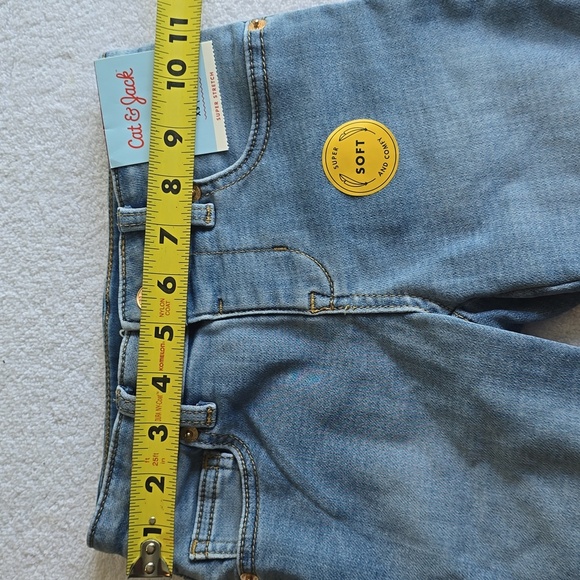 Cat & Jack Light Blue Denim Shorts Size Xs 4-5 - Picture 5 of 6